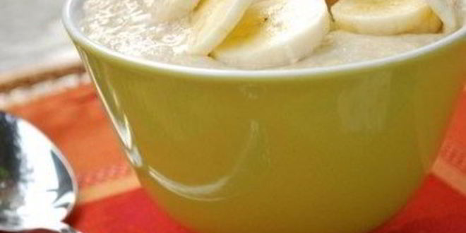 Рецепт овсянки с медом, корицей и бананом