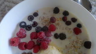 Рецепт Овсянки с ягодами