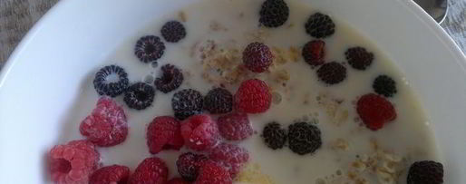 Шаг 7: овсянки с ягодами