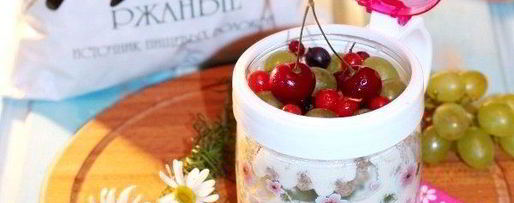 Шаг 4: овсянки в банке с отрубями и фруктами