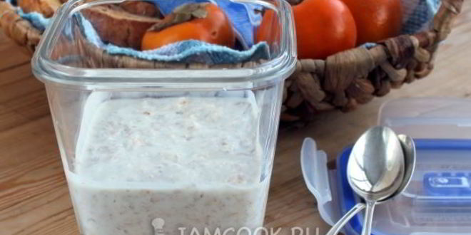 Рецепт овсянки в банке