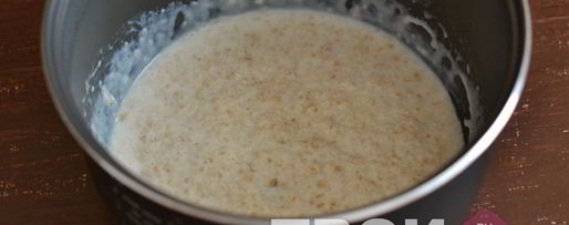 Шаг 3: овсянки в мультиварке