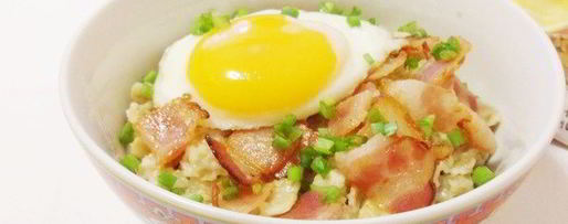 Шаг 13: пикантной овсянки с беконом и сыром