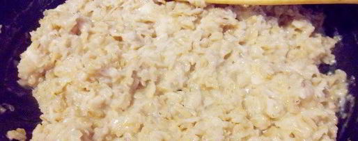 Шаг 8: пикантной овсянки с беконом и сыром