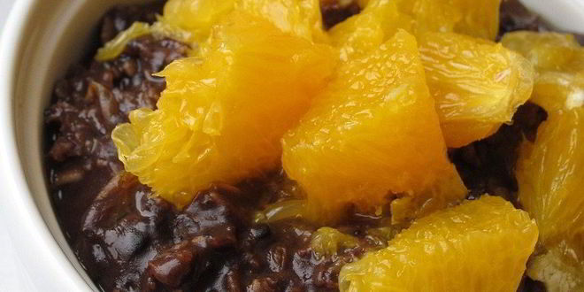 Рецепт шоколадна-цитрусовой овсяная каша