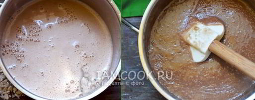 Шаг 4: веганской овсянки с кэробом