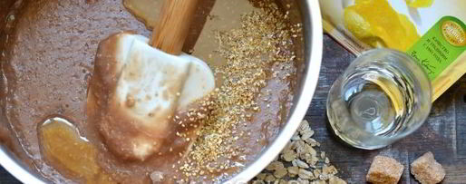 Шаг 5: веганской овсянки с кэробом