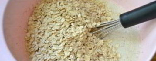 Шаг 3: запеченной овсянки с черникой и бананом