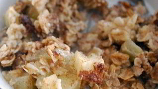 Рецепт Запеченной овсянки с яблоками и специями