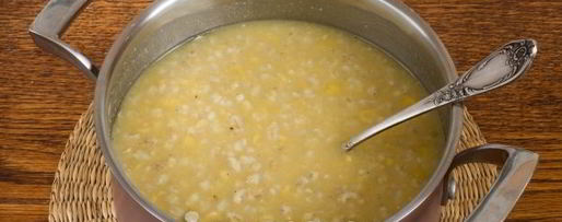 Шаг 3: гороховой каши с перловкой и сыром