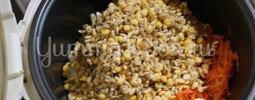 Шаг 1: каши крестьянской в мультиварке