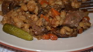 Рецепт Каши перловой с говядиной
