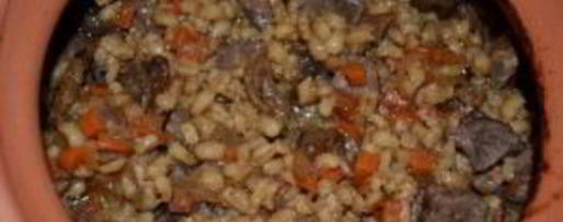 Шаг 12: каши перловой с говядиной