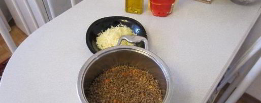 Шаг 7: каши с курицей и курагой