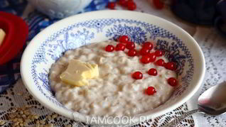 Рецепт Перловой каши на молоке