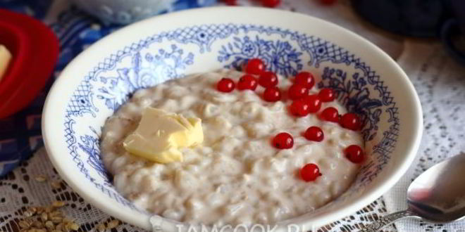Рецепт перловой каши на молоке