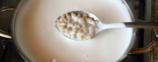 Шаг 7: перловой каши на молоке