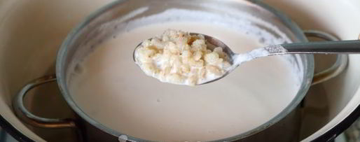 Шаг 9: перловой каши на молоке