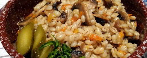 Шаг 7: перловой каши с грибами в духовке