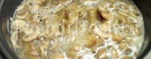 Шаг 3: перловой каши с грибами в мультиварке