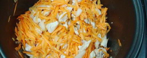 Шаг 6: перловой каши с курицей в мультиварке