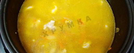 Шаг 7: перловой каши с курицей в мультиварке