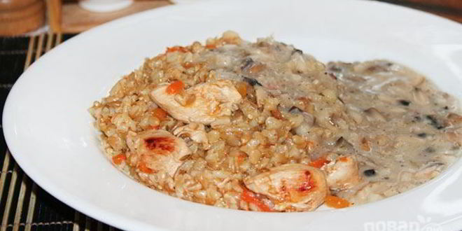 Рецепт перловой каши с курицей