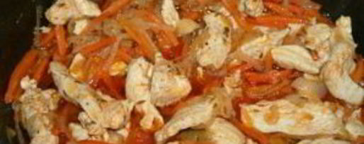 Шаг 2: перловой каши с курицей