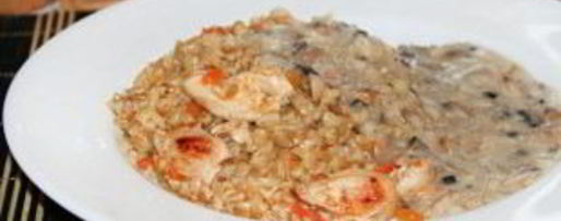 Шаг 6: перловой каши с курицей