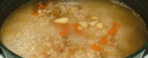 Шаг 2: перловой каши с мясом