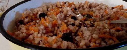 Шаг 5: перловой каши с опятами