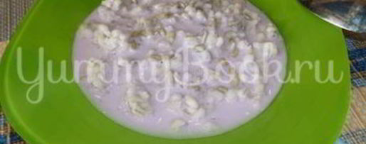 Шаг 8: перловой каши с семечками и йогуртом