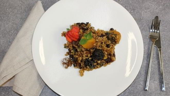 Рецепт Перловой каши с сухофруктами