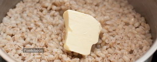 Шаг 2: перловой каши с сыром