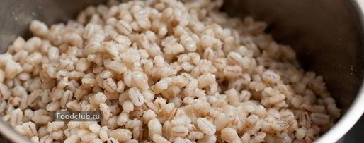 Шаг 3: перловой каши с сыром