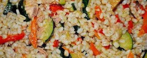 Шаг 4: перловой каши с тунцом и овощами