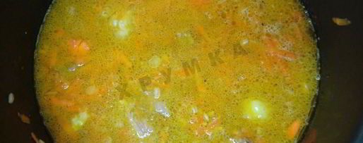 Шаг 5: перловой каши с тушенкой в мультиварке