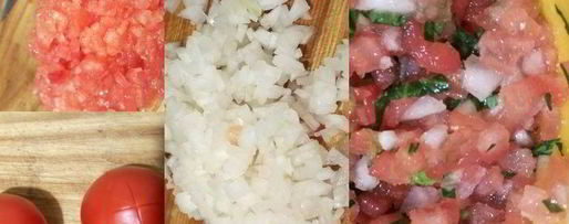 Шаг 4: перловой каши с тушеной говядиной и конкассе из томатов