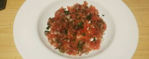 Шаг 5: перловой каши с тушеной говядиной и конкассе из томатов