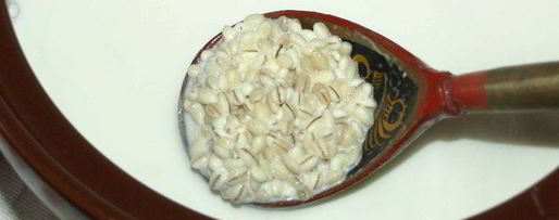 Шаг 1: перловой каши, томленой в молоке