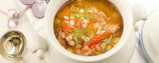 Шаг 4: перловки с говядиной