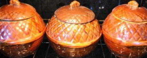 Шаг 4: перловки с грибами в горшочке