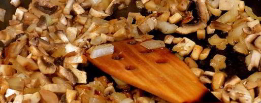 Шаг 2: перловки с грибами в тыкве