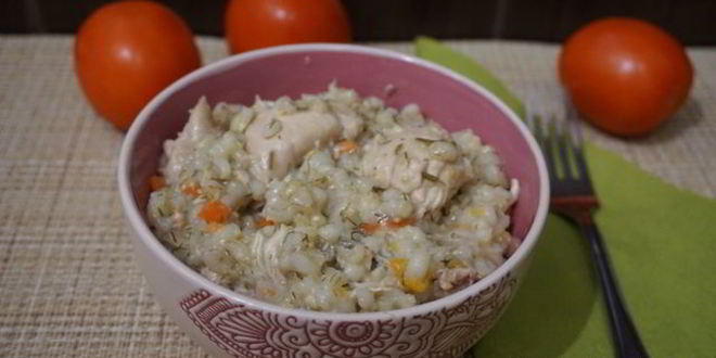 Рецепт перловки с курицей в мультиварке