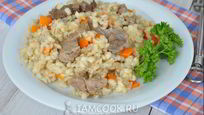 Рецепт Перловки с мясом в мультиварке