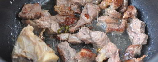 Шаг 5: перловки с мясом в мультиварке