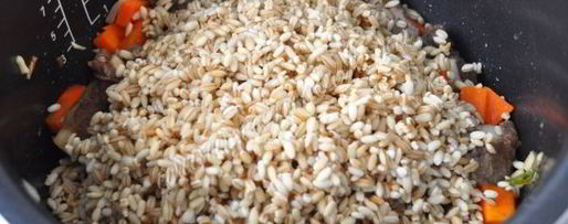 Шаг 7: перловки с мясом в мультиварке