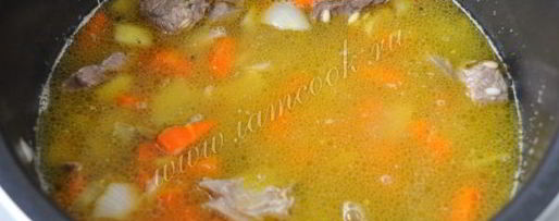 Шаг 8: перловки с мясом в мультиварке