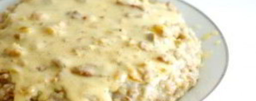 Шаг 10: перловки с соусом