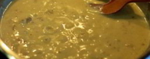 Шаг 9: перловки с соусом